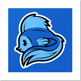 Fish - Cartoon Island Posters and Art